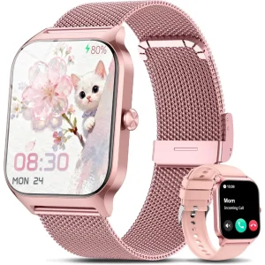 1.85" Smart Watch: Voice Control, Health Monitor